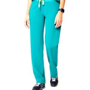 Figs Teal Livingston Scrub Pants